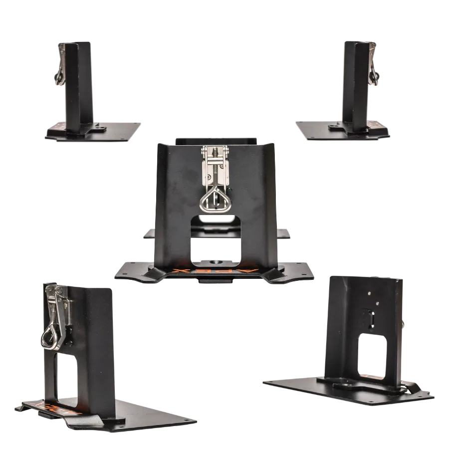 BEDRK2SS – APEX COOLER Beverage Cooler Mounting Rack, Used To Mount Apex A45 Or A75 Beverage Cooler Mounts To Any Fla...